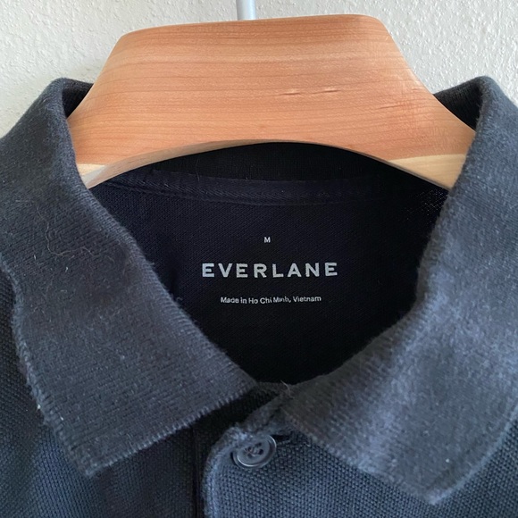 Everlane Polo Black in Medium - Picture 4 of 4